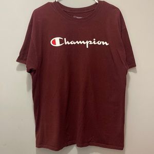 Champion Burgundy t-shirt